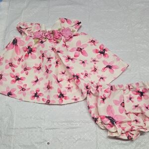 Pippa & Julie Pink Floral Dress Set